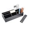 Dacasso Black Leather Remote Control Organizer (Coasters Available Separately) AG-1095 - alternate 2